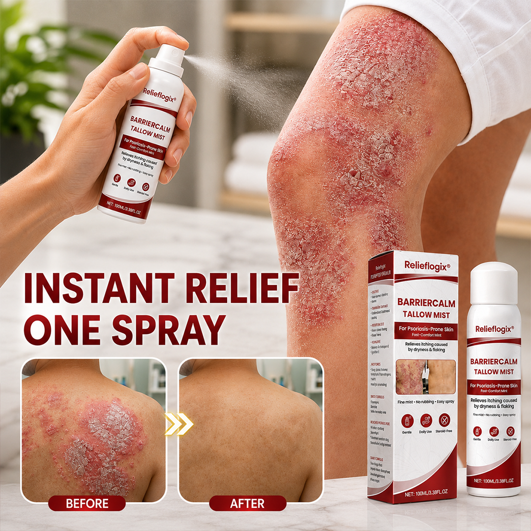 Relieflogix® fine-mist tallow skincare spray