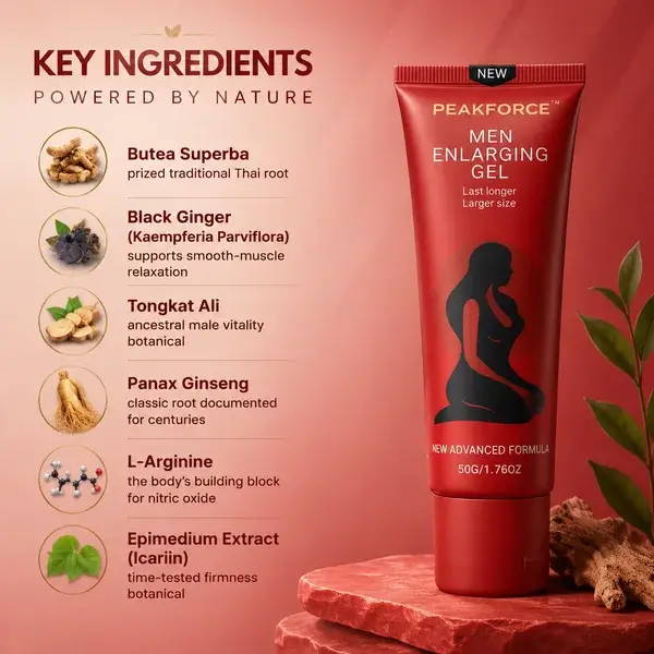 PeakForce™ topical gel for men