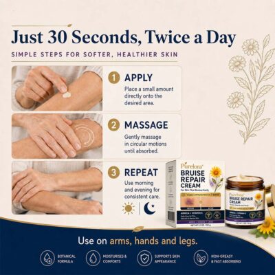 Purelora® Bruise Repair Cream with vitamin K