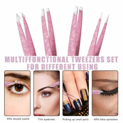 Stainless Steel Tweezer Set
