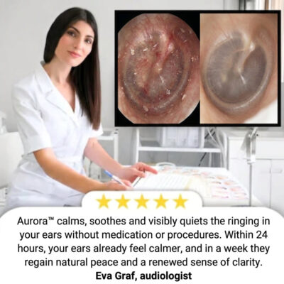 Aurora ear spray with ginkgo biloba leaf extract