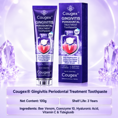 Cougex® gingivitis toothpaste with bee venom and Coenzyme Q10