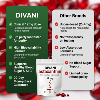 DIVANI microalgae astaxanthin with Haematococcus pluvialis