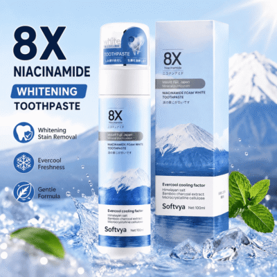 Niacinamide foaming gel toothpaste