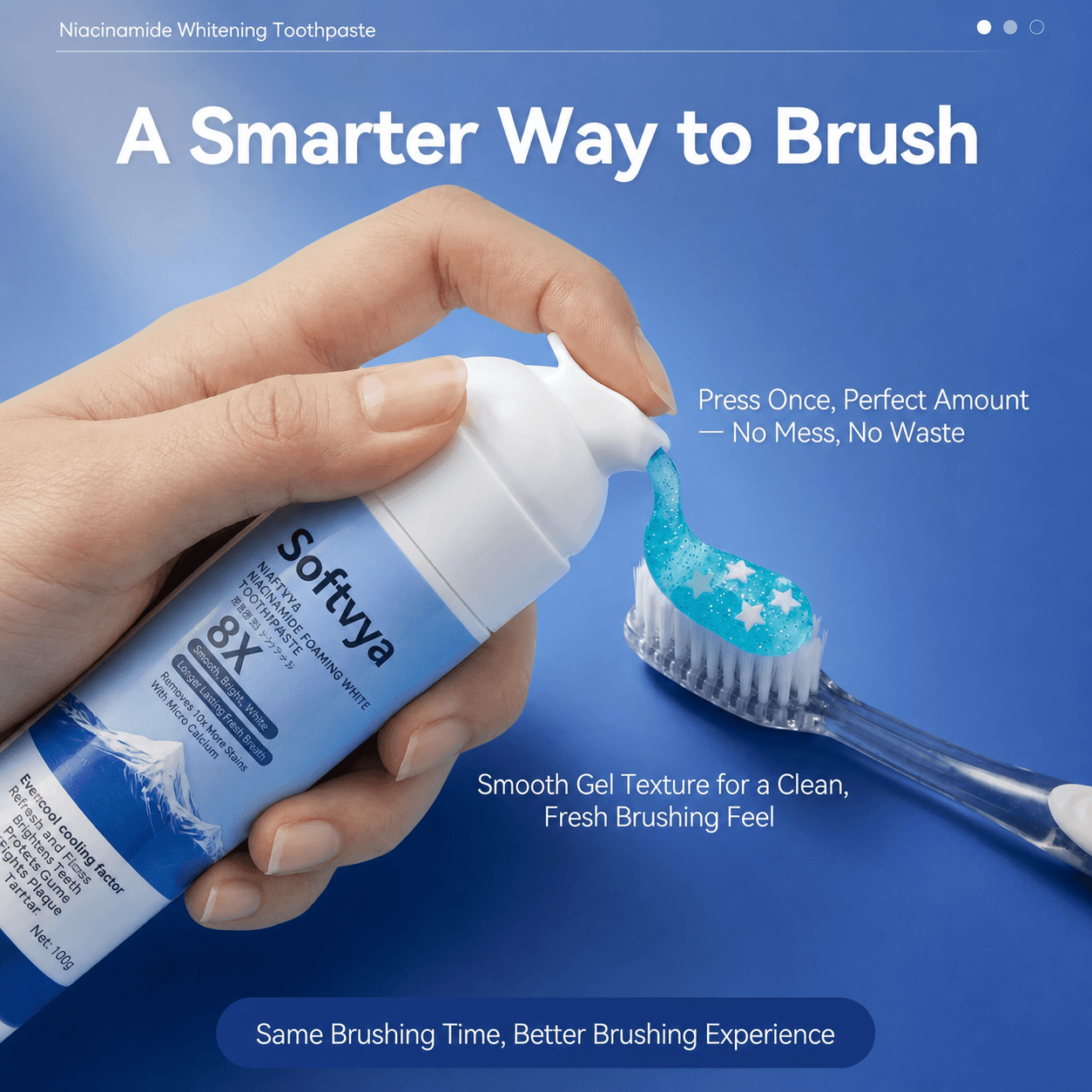 Niacinamide Foaming Toothpaste 100 ml