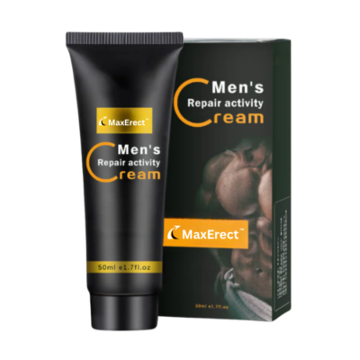 MaxErect external-use cream for men's performance support