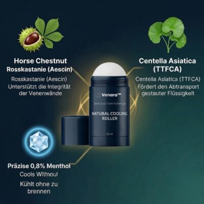Venara™ Roll-on mit Centella asiatica für die tägliche Beinpflege