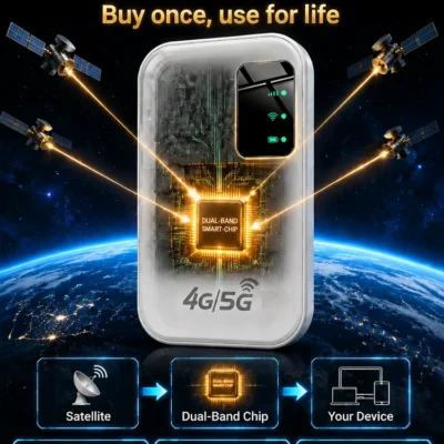 Pocket WiFi supporting up to 10 devices